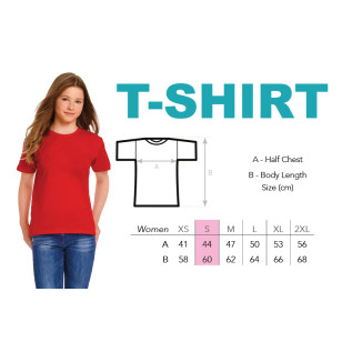 T-Shirt modèle femme S avec logo de l'école - ISJSC