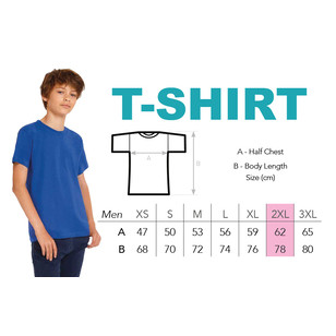 T-Shirt modèle homme XXL avec logo de l'école - ISJSC